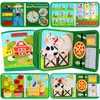 Montessori Manipulative Board Livre en feutre Jouets Voir les images du produit 2