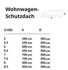 GreenYard Wohnwagen Schutzdach 500 cm Abdeckplane Produktbild-Vorschau 2