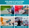 Akku-Farbspritzpistole, 18V für Makita-Akku, violett – Produktbild-Vorschau 6