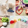 Häkelnadel Set,Latch Hook Kit,5 Größen Haarverlängerung Produktbild-Vorschau 4