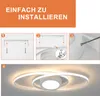 An instructional graphic showing how to install a ceiling light fixture, followed by an image of the installed light. Anteprima dell’immagine prodotto