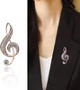 Kreative Brosche in Form einer Musiknote für Frauen, Produktbild-Vorschau 3