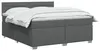 vidaXL Boxspringbed met matras, donkergrijs, 200 x 200 cm, Productafbeelding-voorbeeld 3