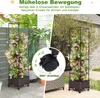 COSTWAY Treillis réglable en hauteur sur roulettes, Voir les images du produit 7