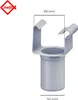 INEFA Ablaufstutzen kastenförmig, PVC-U NW68/DN50 Grau Produktbild-Vorschau 2