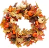Türkranz Herbst, Kranz Herbst, Ahornblatt Türkranz, Kürbis Produktbild-Vorschau 1