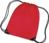 3x roter Nylon Sport-/Schwimmbad-Turnbeutel/Turnbeutel mit Produktbild-Vorschau 1