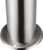 Close-up of the base of a silver outdoor lamp. Produktbild-Vorschau