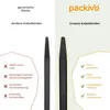 PACKIVO Kabelbinder, Schwarz - 400mm x 4,8mm, 100 Produktbild-Vorschau 3