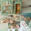 Baukasten Cutebee Booknook Panda Boekenwinkel DY02B, hout, Productafbeelding-voorbeeld 6