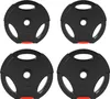 SPORTNOW set de 4 poids d'haltères, 2 x 2,5 kg/5kg poids, Voir les images du produit 1