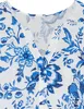 LASCANA Maxikleid mit Blumenprint und kurzer Knopfleiste Produktbild-Vorschau 3