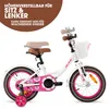 HILAND Petal 16 Zoll Kinderfahrrad für Mädchen ab 4 5 6 7 8 Produktbild-Vorschau 2
