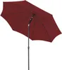 Sonnenschirm - Bordeaux - Polyester - Stahlgestell - Ø 210 Produktbild-Vorschau 2