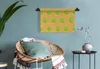 MuchoWow® Wandteppich Wandbehang Limette - Muster - Farben Produktbild-Vorschau 5