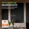 Juskys Wandpaneele Akustik 4er Set 2,88 qm - Verbesserte Produktbild-Vorschau 4