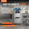 A commercial soft-serve ice cream machine is shown in a kitchen-like setting, with promotional text overlays. Anteprima dell’immagine prodotto