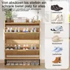 FCH Schuhschrank, Schuhregal, 2 Kippeimer, Gittertür, Produktbild-Vorschau 5