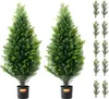 zestaw 2 sztucznych topiary cedrowych sztucznych roślin PE Podgląd zdjęcia produktu 9