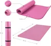 GORILLA SPORTS® Yogamatte - 190x60x1,5 cm, mit Tragegurt, , Produktbild-Vorschau 4