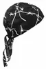 Bandana Kopftuch Totenkopf mit Stacheldraht, Kopftuch mit Produktbild-Vorschau 1