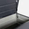 sweeek - Gartentruhe aus Metall 285 L - Anthrazit Produktbild-Vorschau 3