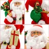 Dekorativer Weihnachtsmann 25 cm Produktbild-Vorschau 3