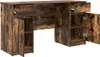 vidaXL Schreibtisch Räuchereiche 140 x 49 x 76 cm Produktbild-Vorschau 5