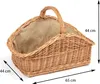 Kaminkorb Holzkorb Kaminholzkorb aus Weide mit Jute (Art. Produktbild-Vorschau 5