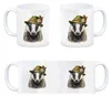 Dachs mit alpenländischem Trachtenhut Kaffeebecher Produktbild-Vorschau 4