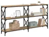 vidaXL Konzolový stolík Artisan dub 156 x 28 x 80,5 cm Náhľad obrázku produktu 1