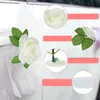 Camerazar Lot de 9 roses roses crème avec ruban décoratif Voir les images du produit 17