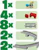 LEGO DUPLO Eisenbahnbrücke und Schienen-Set, Produktbild-Vorschau 5