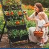 Regal mit Beeten, Garten, 4-stufig, 62 x 108 x 56,5 cm Produktbild-Vorschau 3