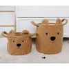 CHILDHOME Aufbewahrungskorb Teddy 30x30x30 cm Beige Produktbild-Vorschau 3