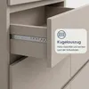 Kommode 76cm breit mit 4 Schubladen Kaschmir schmal Holz Produktbild-Vorschau 4