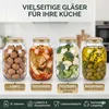 4x 3L Vorratsgläser Gurkenglas Einmachglas Glasballon Produktbild-Vorschau 6