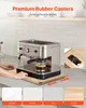 An espresso machine on a wooden tray on a kitchen counter. Náhľad obrázku produktu