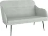 vidaXL Lavice Light Grey 110x76x80 cm Velvet Náhled obrázku produktu 1