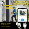 BOYKEEP 2 Stück Überwachungskamera 2,4 GHz WLAN 360 ° Produktbild-Vorschau 6