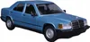 A blue Mercedes 190E model car is shown from a three-quarter front angle against a white background. Náhled obrázku produktu
