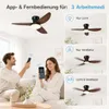 Cichy wentylator sufitowy z oświetleniem, średnica 100 cm, Podgląd zdjęcia produktu 5