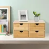 Organizér na stůl - Zásuvkový box - 4 zásuvky - Dřevo - 33 Náhled obrázku produktu 6