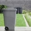 Plastová nádoba SMOOTH s úchyty 80 l - barva: světle šedá Voir les images du produit 5