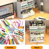 OKWISH Držák na tužky s více přihrádkami, úložná box na Náhled obrázku produktu 2