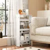 GOPLUS 13 cm breites Nischenregal mit Rollen, 4 Ebenen Produktbild-Vorschau 8