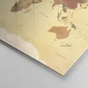 Bilder auf glas - Karte Welt Land - 70x70cm - Glasbilder - Produktbild-Vorschau 5