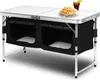 Jayseuw Cucina da campeggio 120x68x47, armadio da campeggio Anteprima dell’immagine prodotto 9