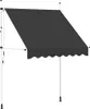vidaXL Tenda a scomparsa manuale 200 cm antracite Anteprima dell’immagine prodotto 7