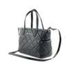 A black quilted Valentino handbag with a shoulder strap is shown against a white background. Náhľad obrázku produktu